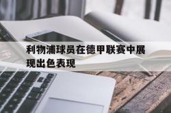 金年会app 综合-利物浦球员在德甲联赛中展现出色表现